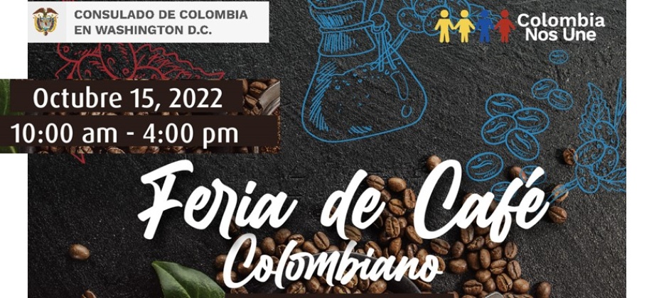 Participa de la Feria de Café programada para el próximo sábado 15 de octubre