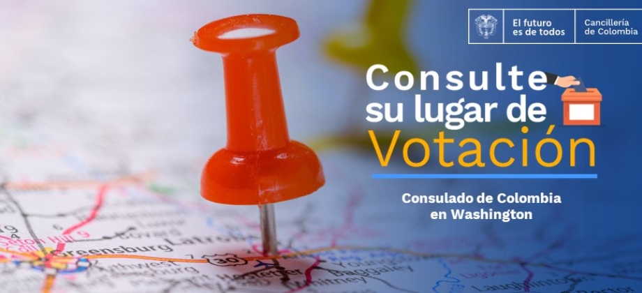 Consulado de Colombia en Washington publica puestos de votación para las elecciones de Presidente y Vicepresidente 