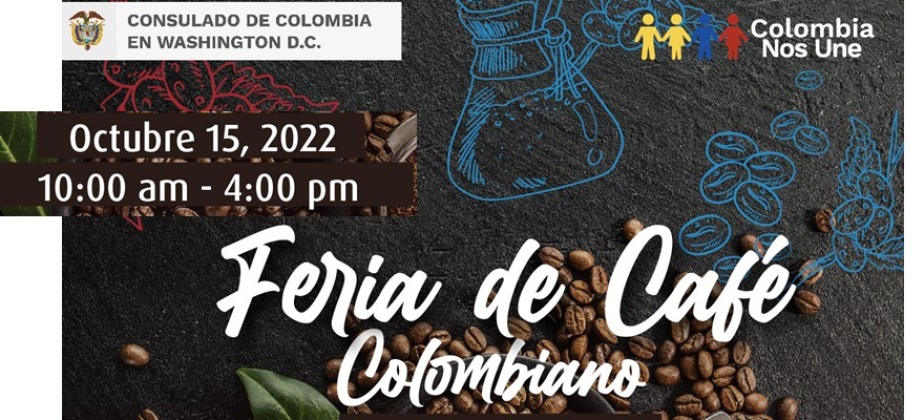 Participa de la Feria de Café programada para el próximo sábado 15 de octubre