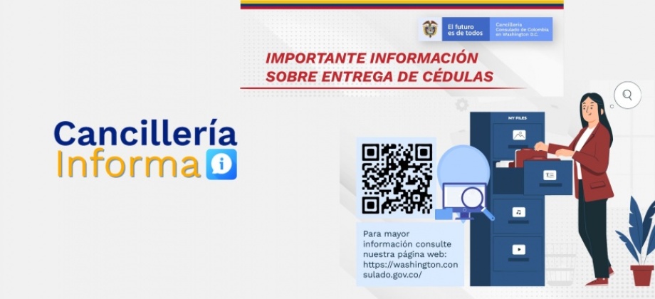 El Consulado de Colombia en Washington no realizará entrega de cédulas del 4 al 15 de marzo de 2022