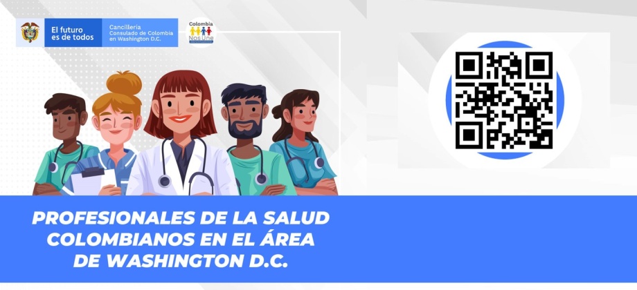 El Consulado de Colombia en Washington D.C. invita a unirse al Directorio de profesionales de la salud colombiano