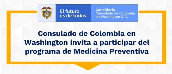 Consulado de Colombia en Washington invita a participar del programa de Medicina