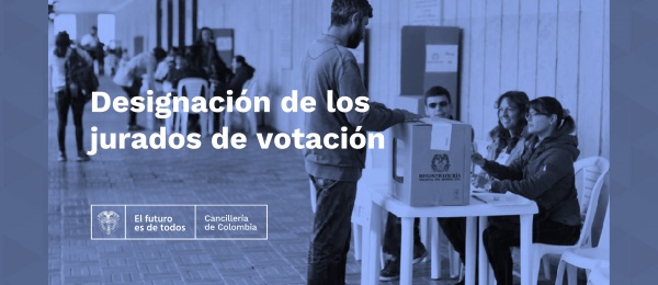 Designación de jurados de votación en el Consulado de Colombia en Washington para la segunda vuelta de las Elecciones Presidenciales 2022
