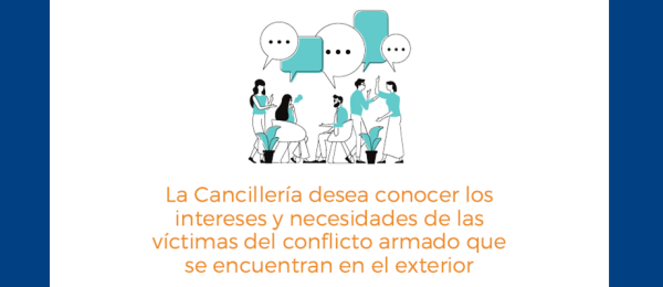 Si usted es víctima del conflicto armado y se encuentra en el exterior, lo invitamos a diligenciar este formulario